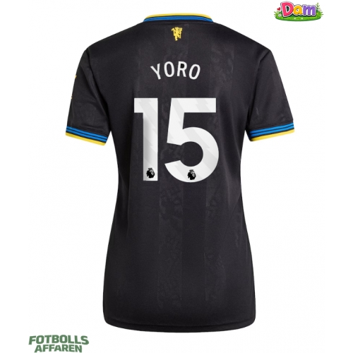 Manchester United Leny Yoro #15 Tredje Tröja Kvinnor 2025-26 Kortärmad